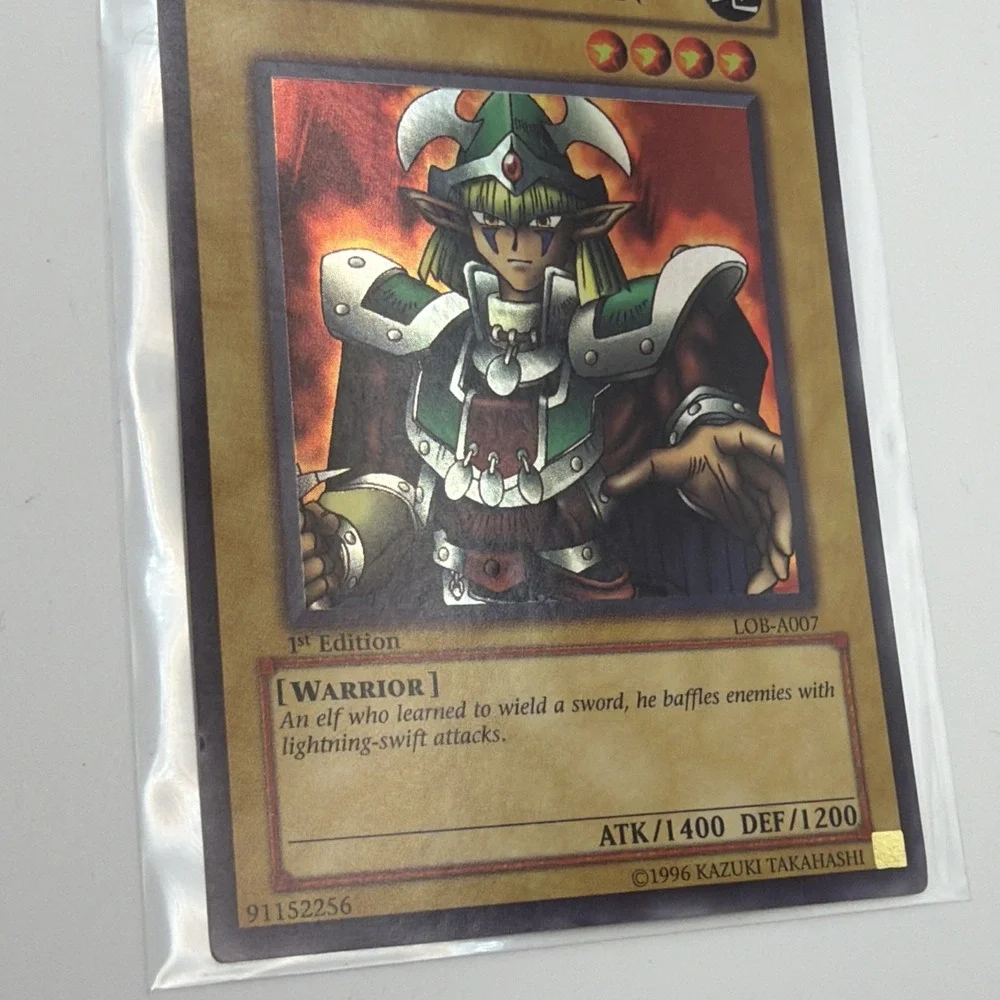 Yu-Gi-Oh! Celtic Guardian LOB-A007 Super Rare 1st Edition Exactly as Seen